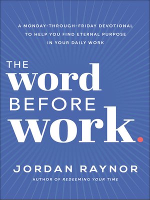 cover image of The Word Before Work